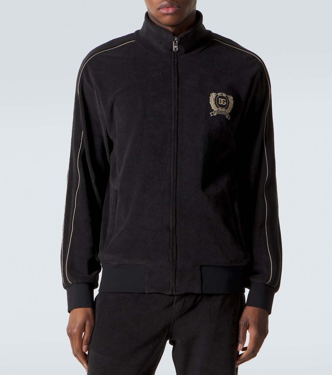 Logo cotton-blend sweatshirt | Dolce&Gabbana