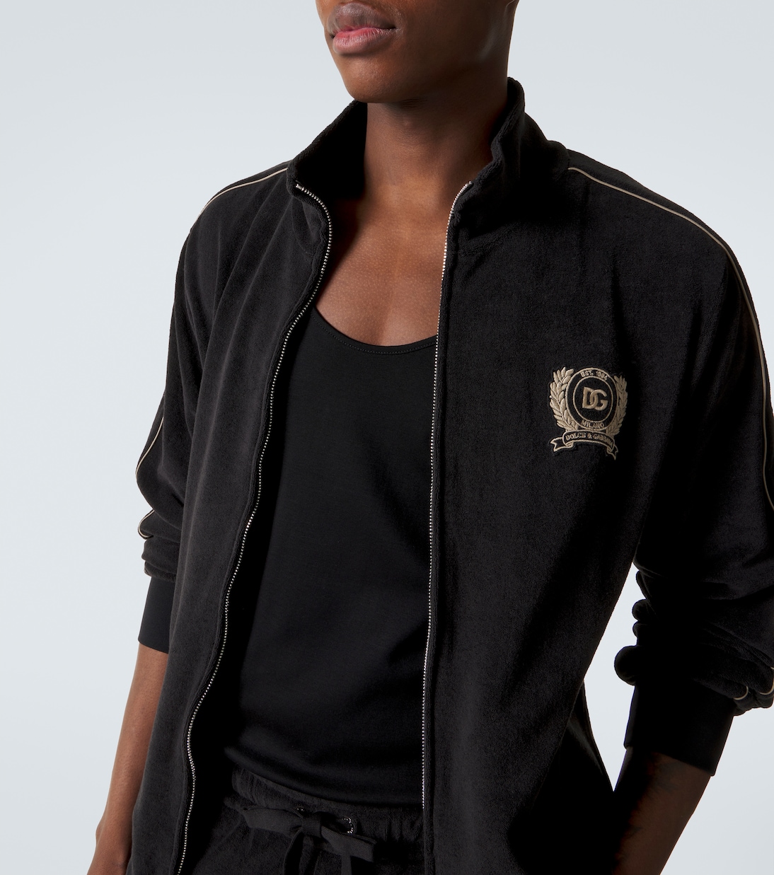 Logo cotton-blend sweatshirt | Dolce&Gabbana