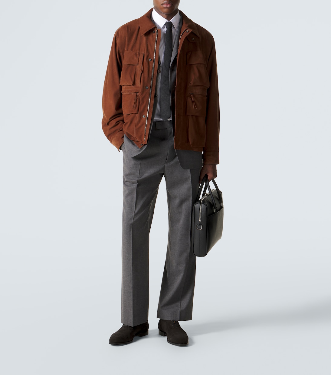 Adam suede Oxford shoes | George Cleverley