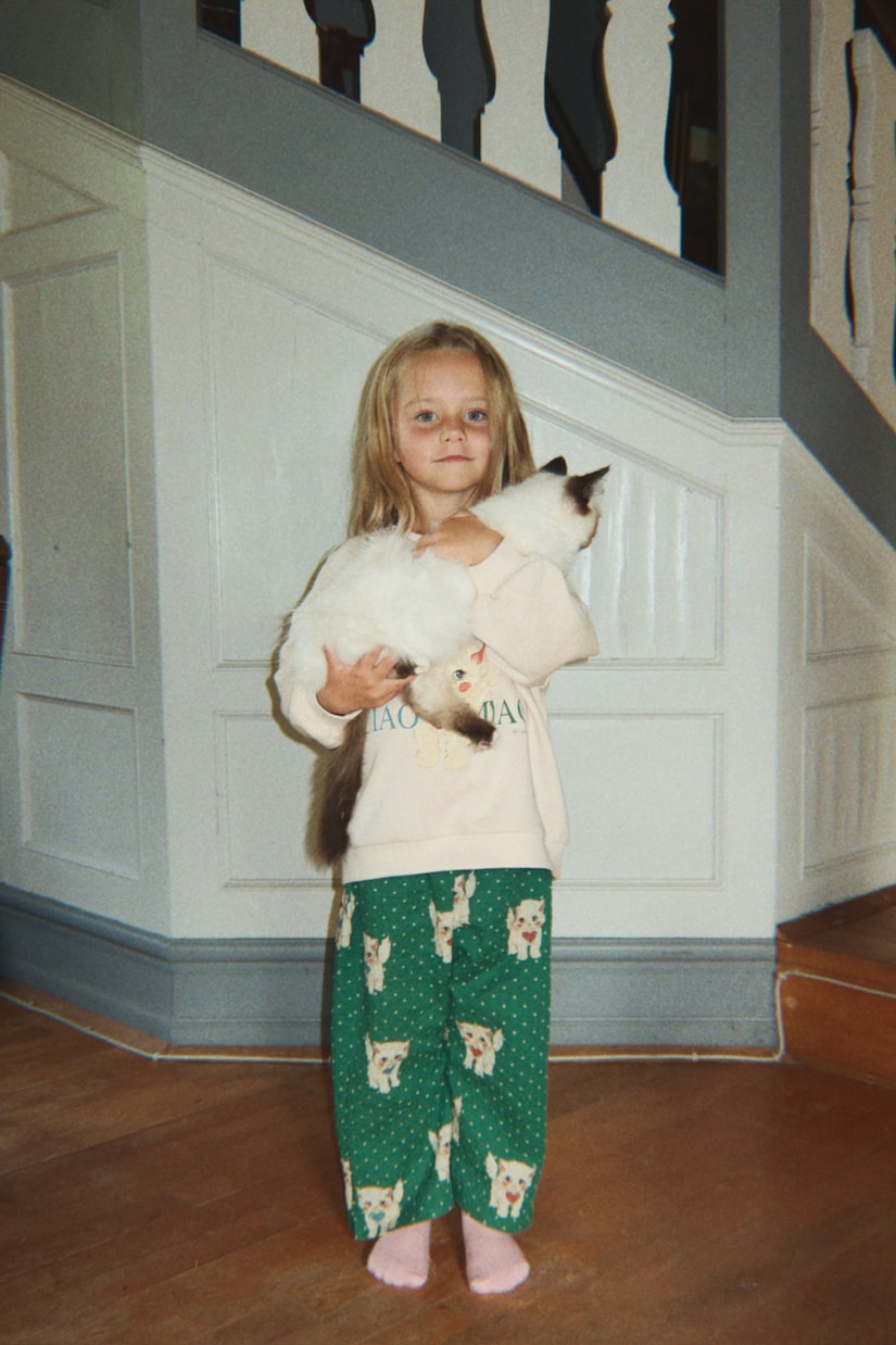 Bedruckte Hose Elin aus Baumwolle | Konges Sløjd