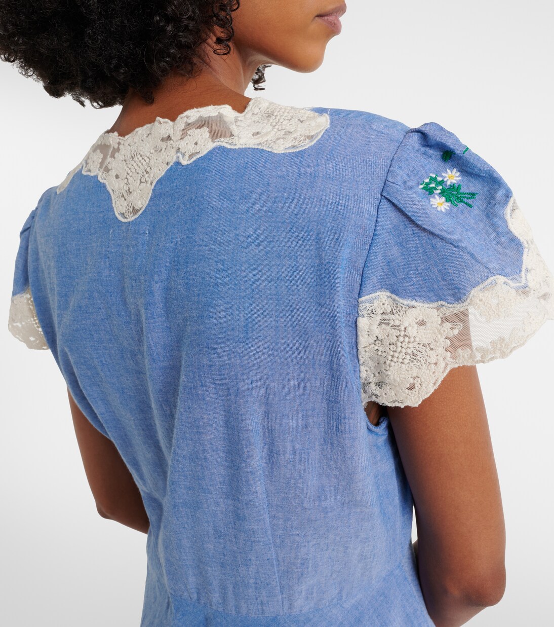 Amari floral lace-trimmed midi dress | Rixo