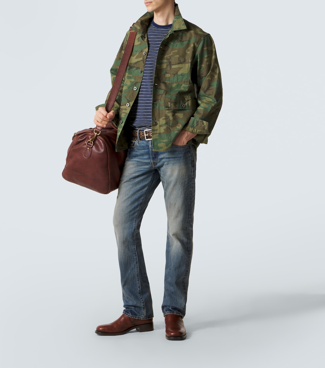 Camouflage cotton overshirt | RRL
