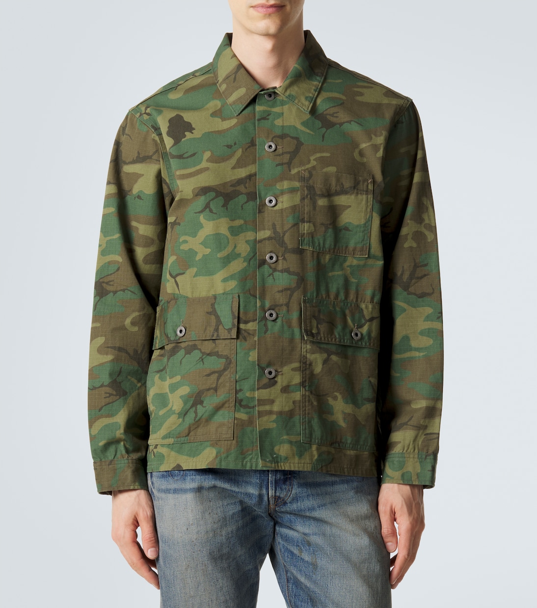 Camouflage cotton overshirt | RRL