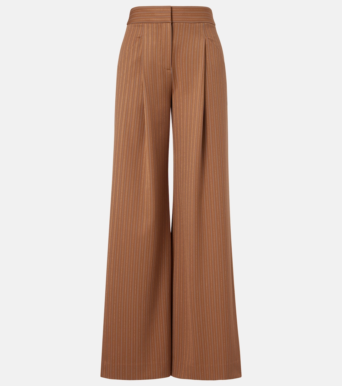 Rimini pinstripe wide-leg pants | Veronica Beard