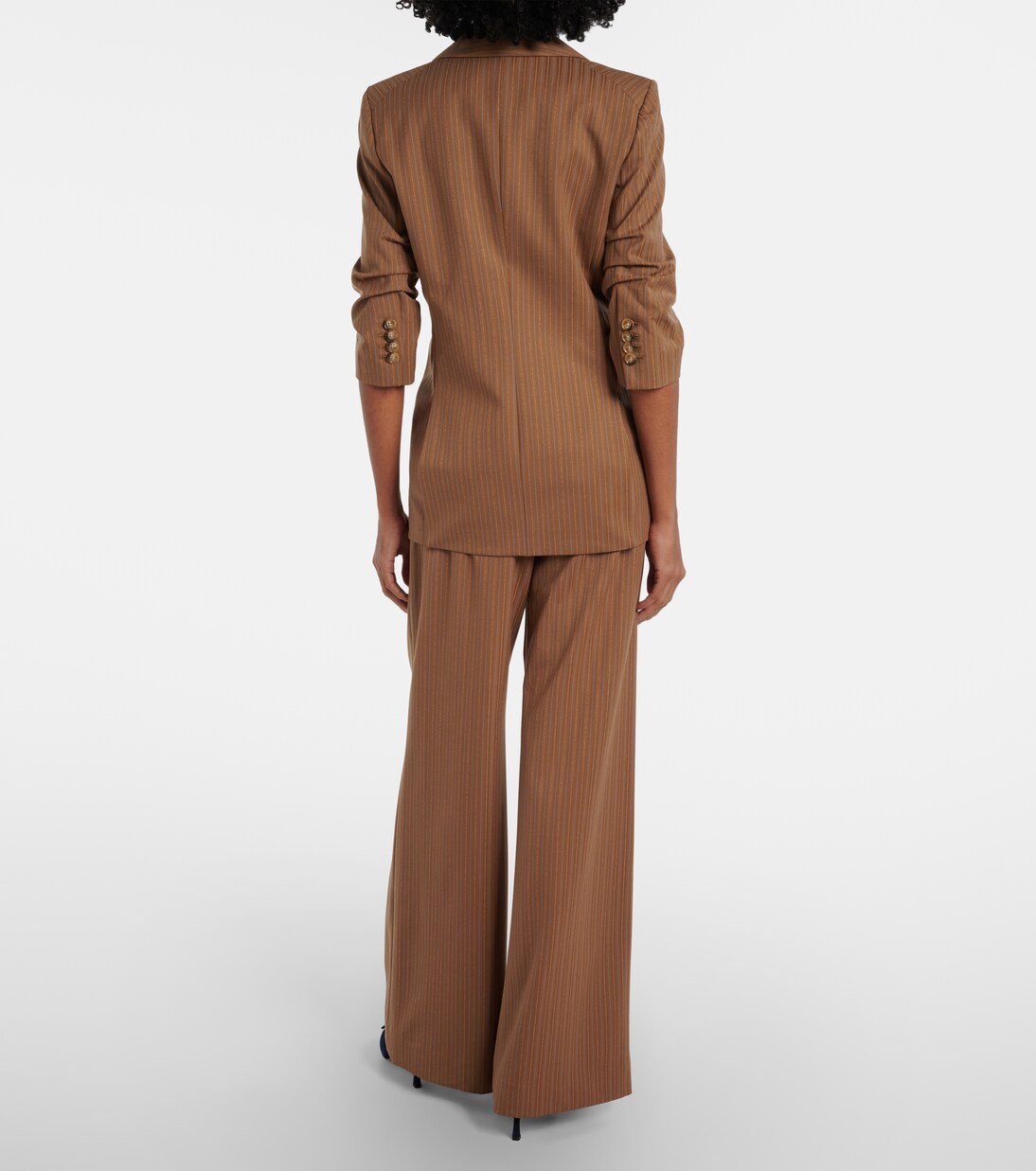 Rimini pinstripe wide-leg pants | Veronica Beard