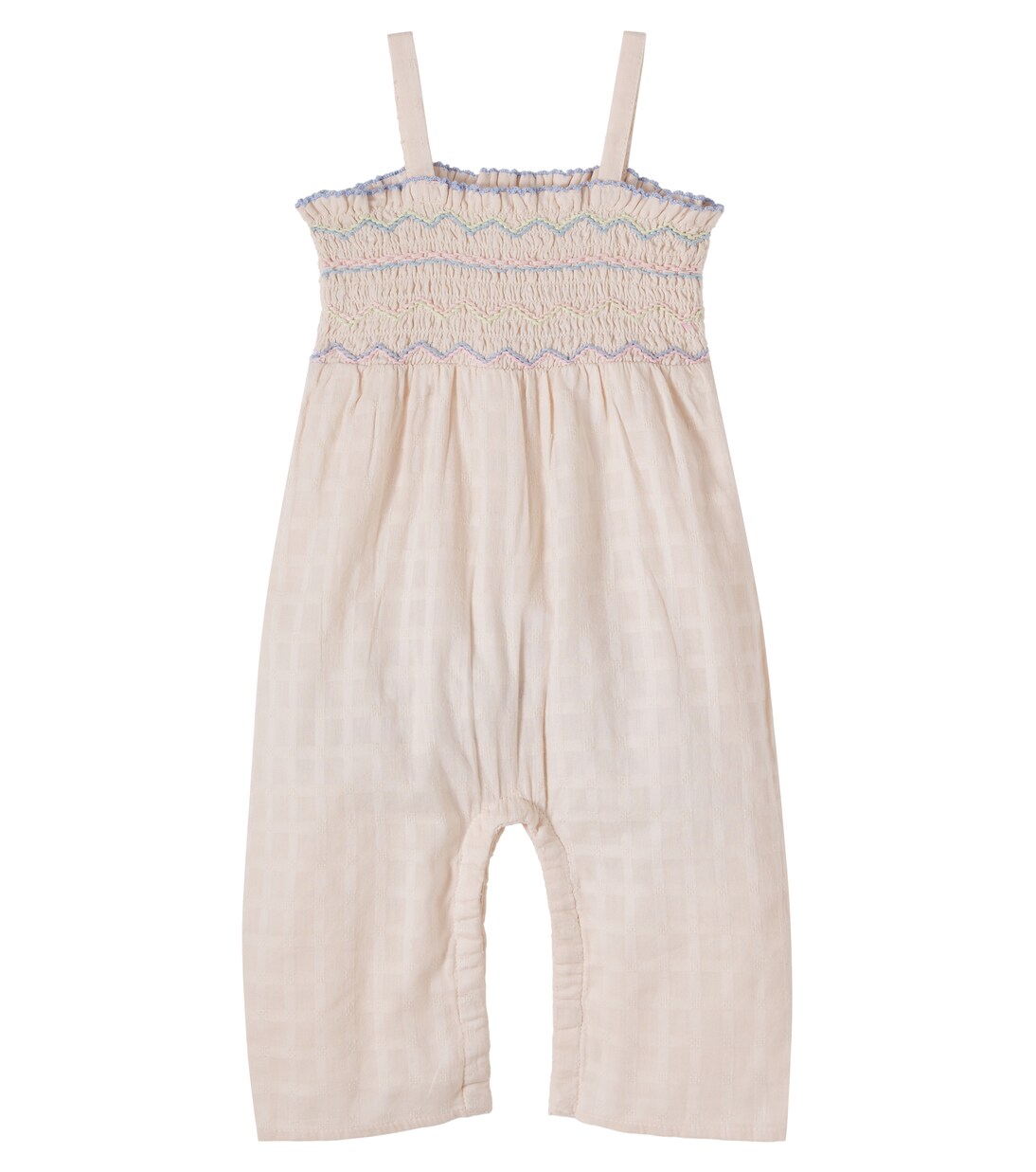 Baby Morli checked cotton jumpsuit | Louise Misha