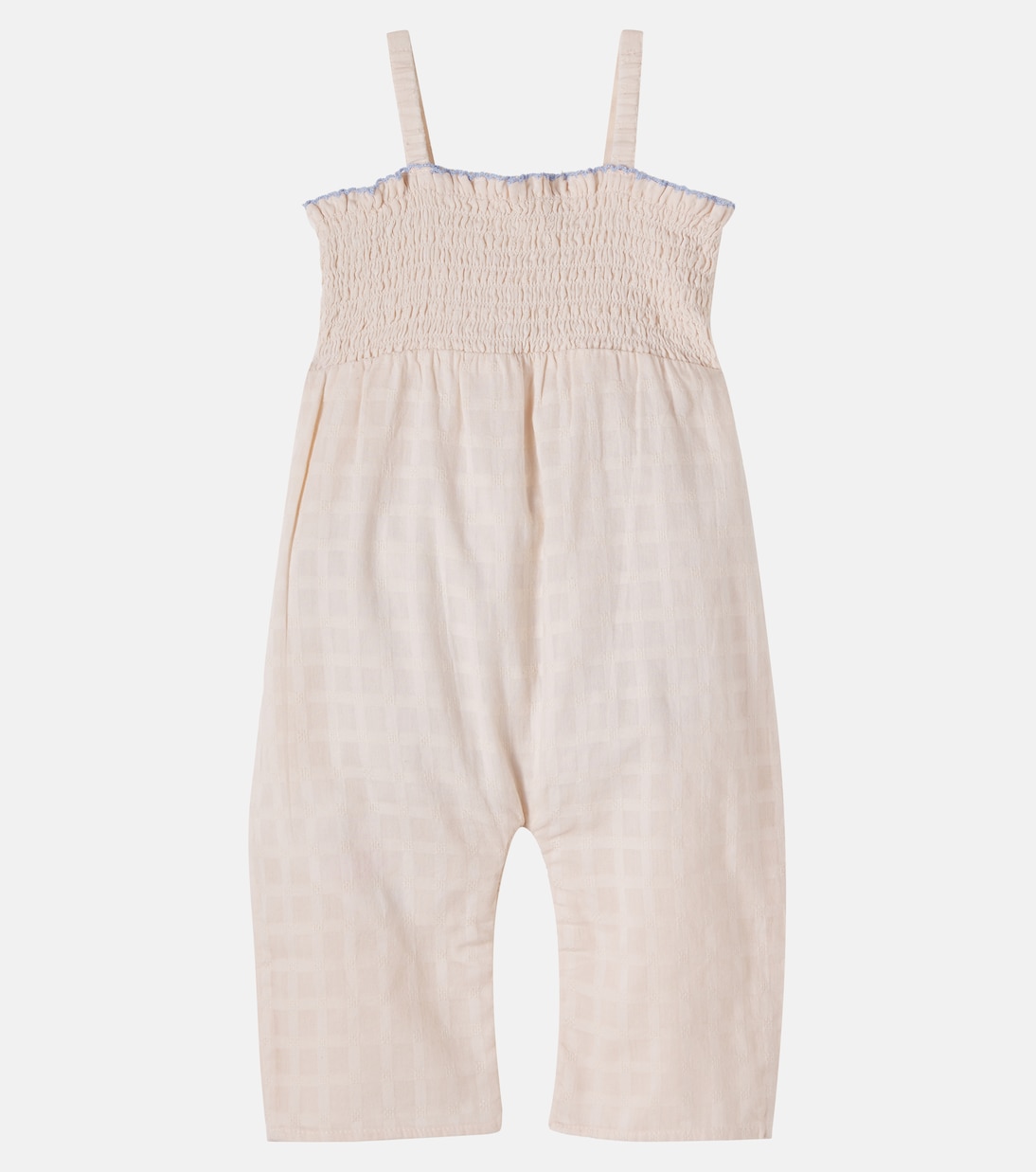 Baby Morli checked cotton jumpsuit | Louise Misha