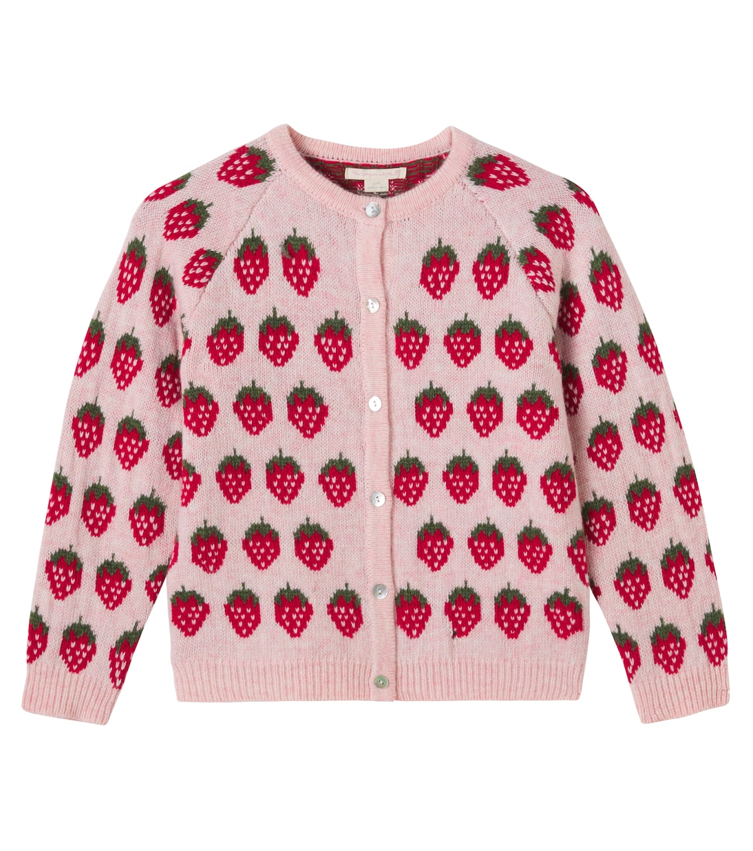 Belou intarsia wool-blend cardigan | Konges Sløjd