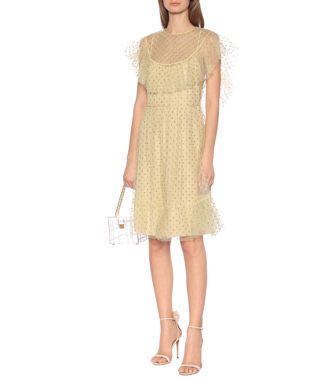 Embellished tulle minidress | REDValentino