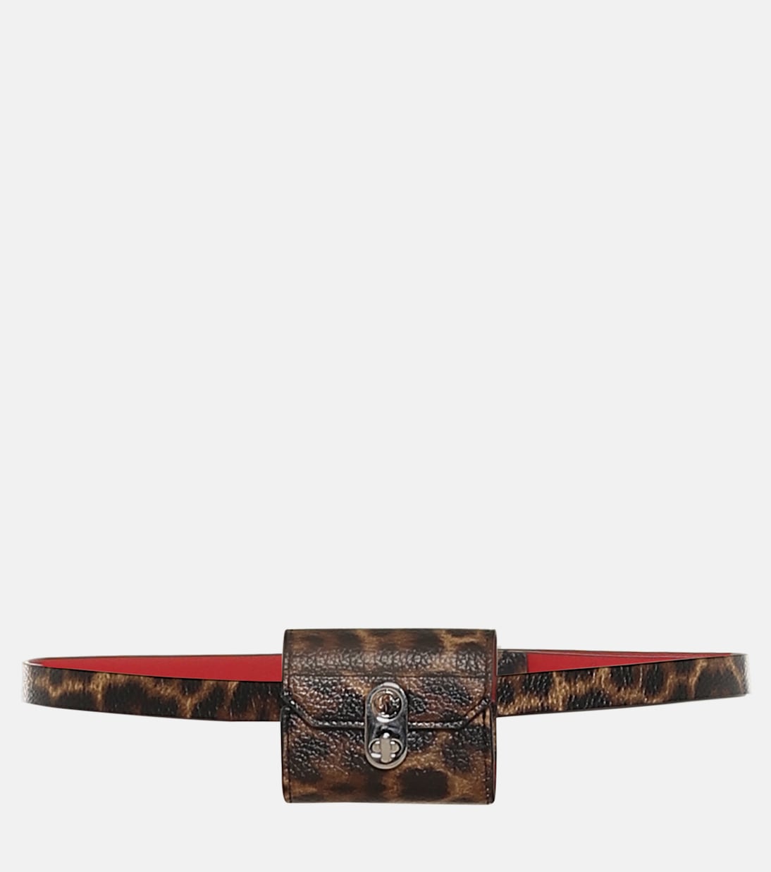 Elisa leopard-print leather belt bag | Christian Louboutin