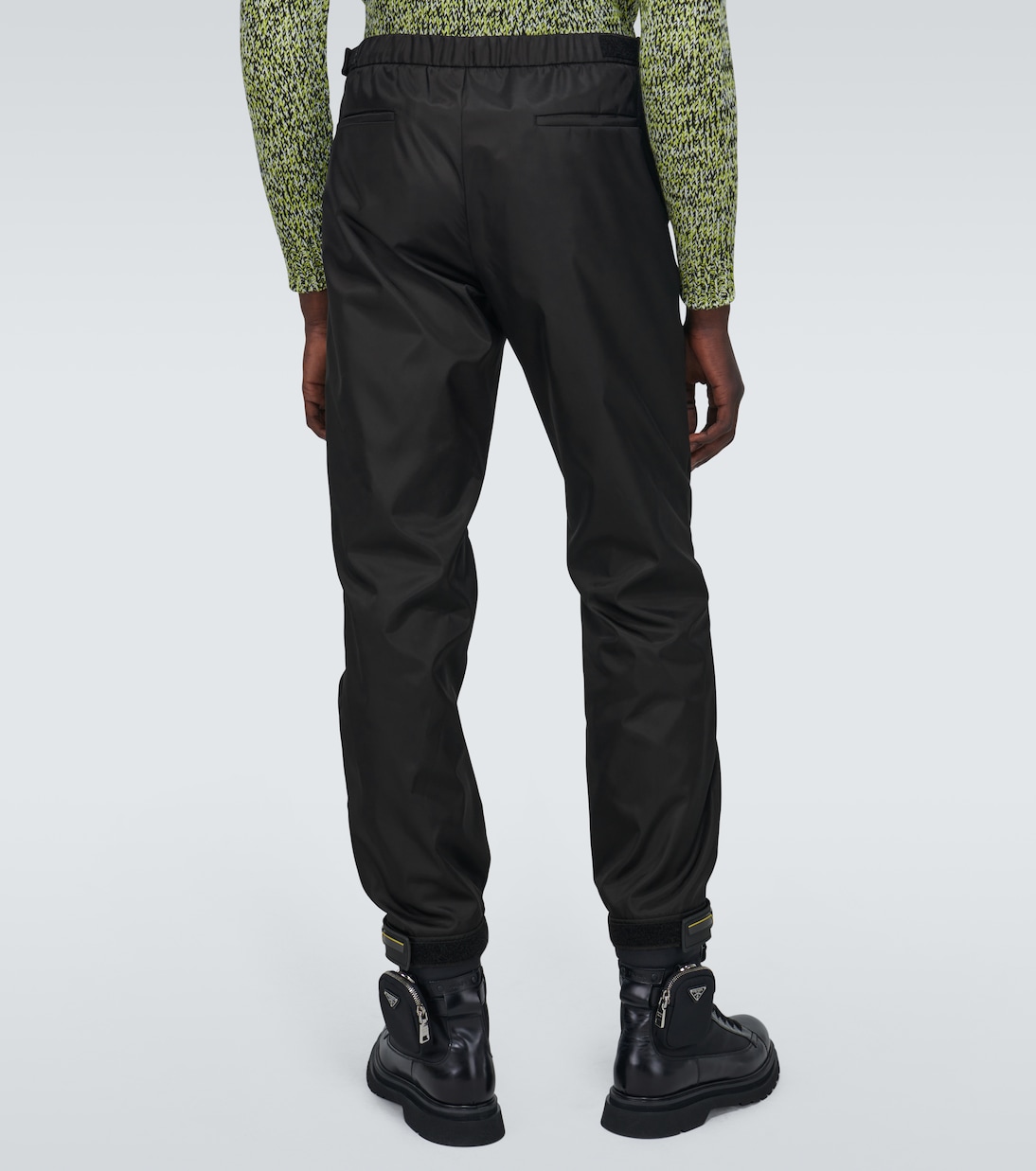 Nylon cuffed drawstring pants | Prada