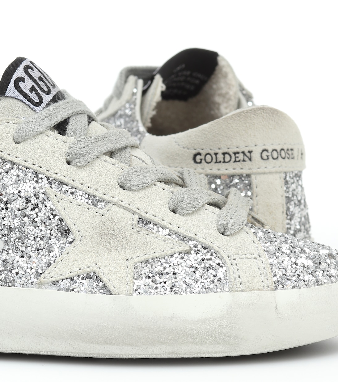 Sneakers Superstar mit Glitter | Golden Goose Kids