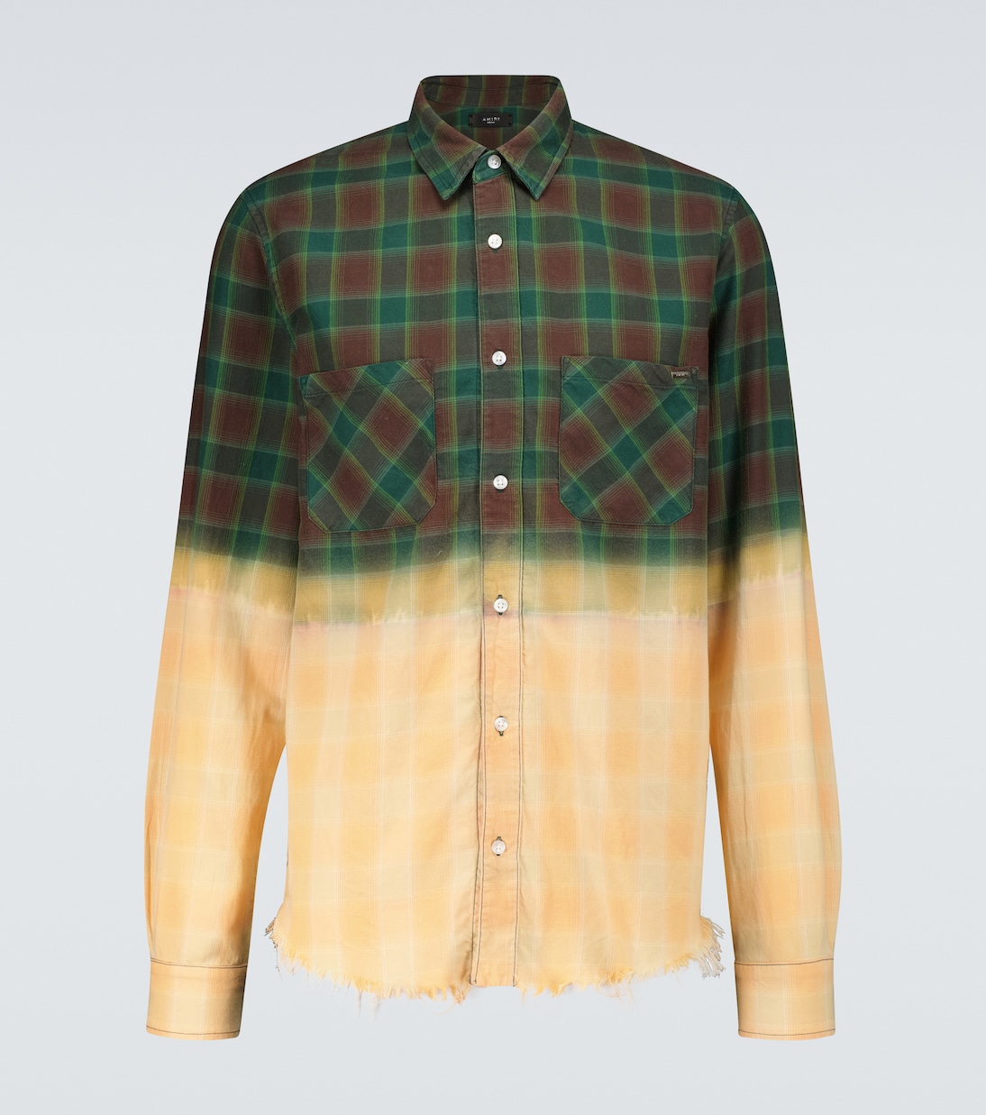 Bleached flannel shirt | Amiri