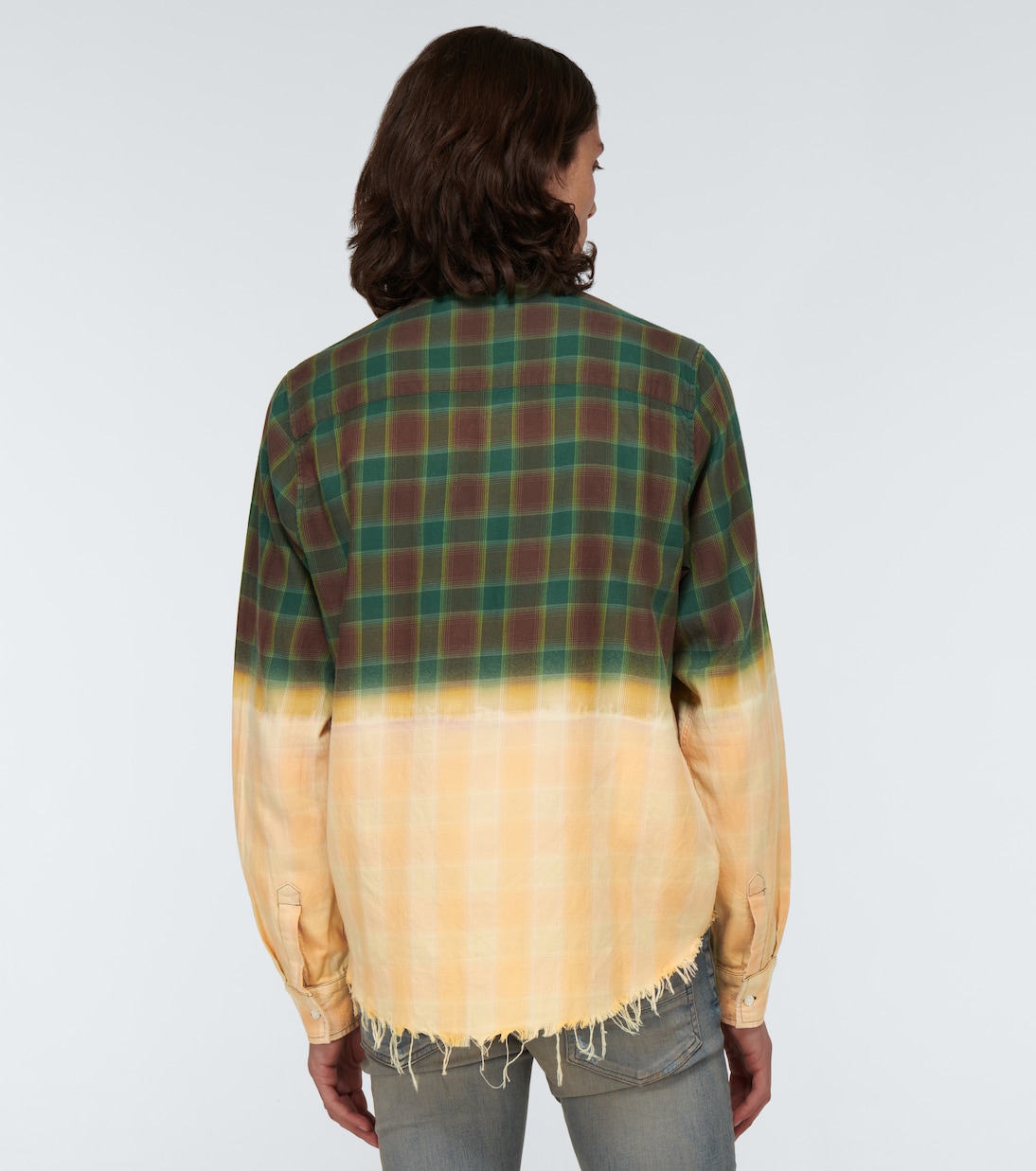 Bleached flannel shirt | Amiri