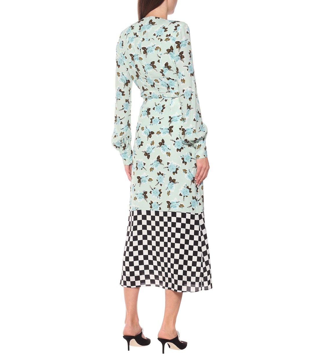 Falda midi Vaughan de crepé | Erdem