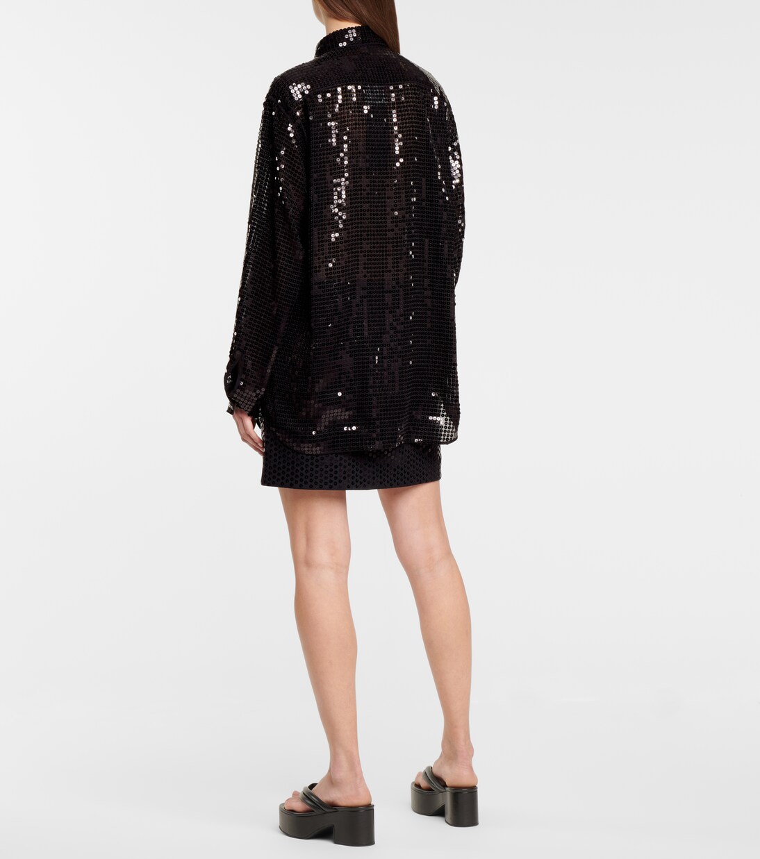 Sequined wool-blend miniskirt | Junya Watanabe
