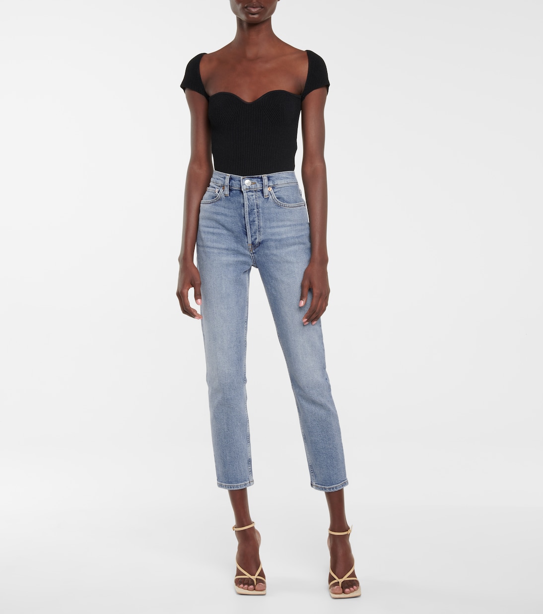 Jean slim à taille haute | Re/Done