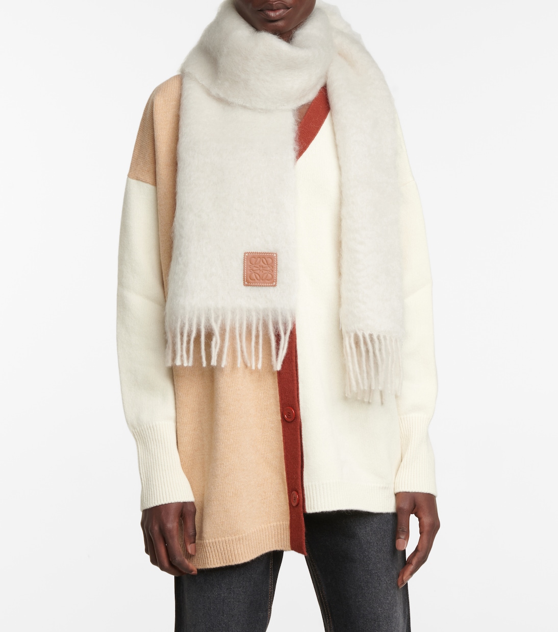 Sciarpa in lana e mohair | Loewe