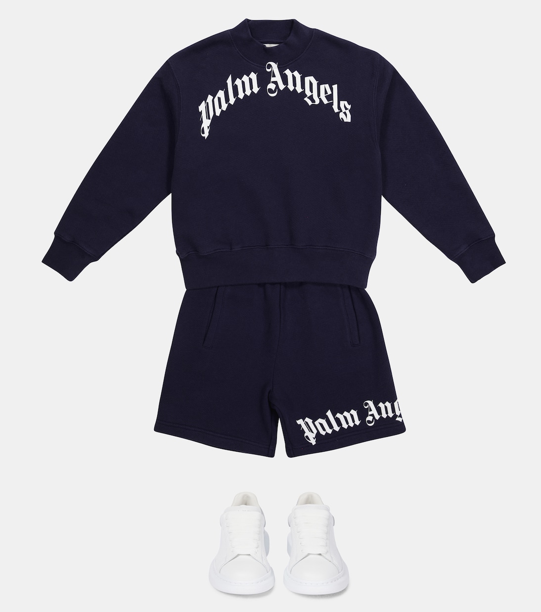 Logo cotton sweatshirt | Palm Angels Kids