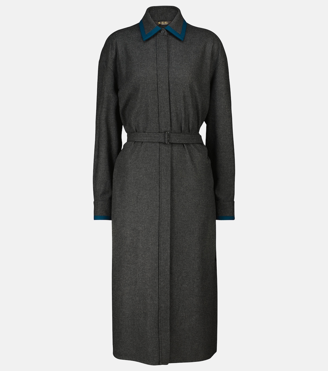 Abito Camicia Con Cintura Loro Piana, Stile Giovane E Moderno