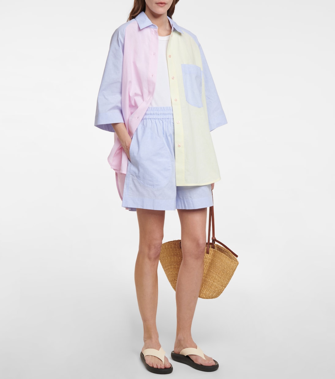 Shorts LM Classic in cotone e lino | Lee Mathews
