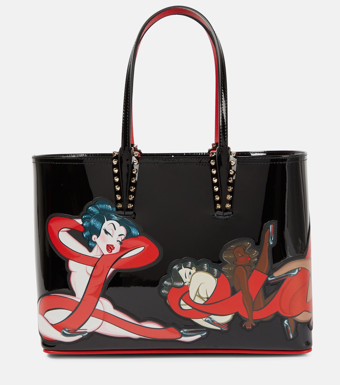 x Doctor Bored Cabata patent leather tote | Christian Louboutin