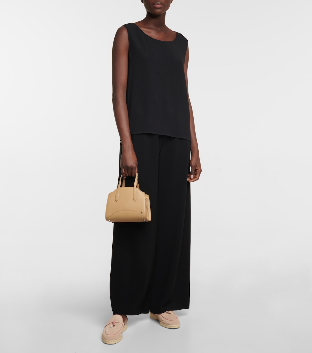 Sesia Micro leather tote | Loro Piana