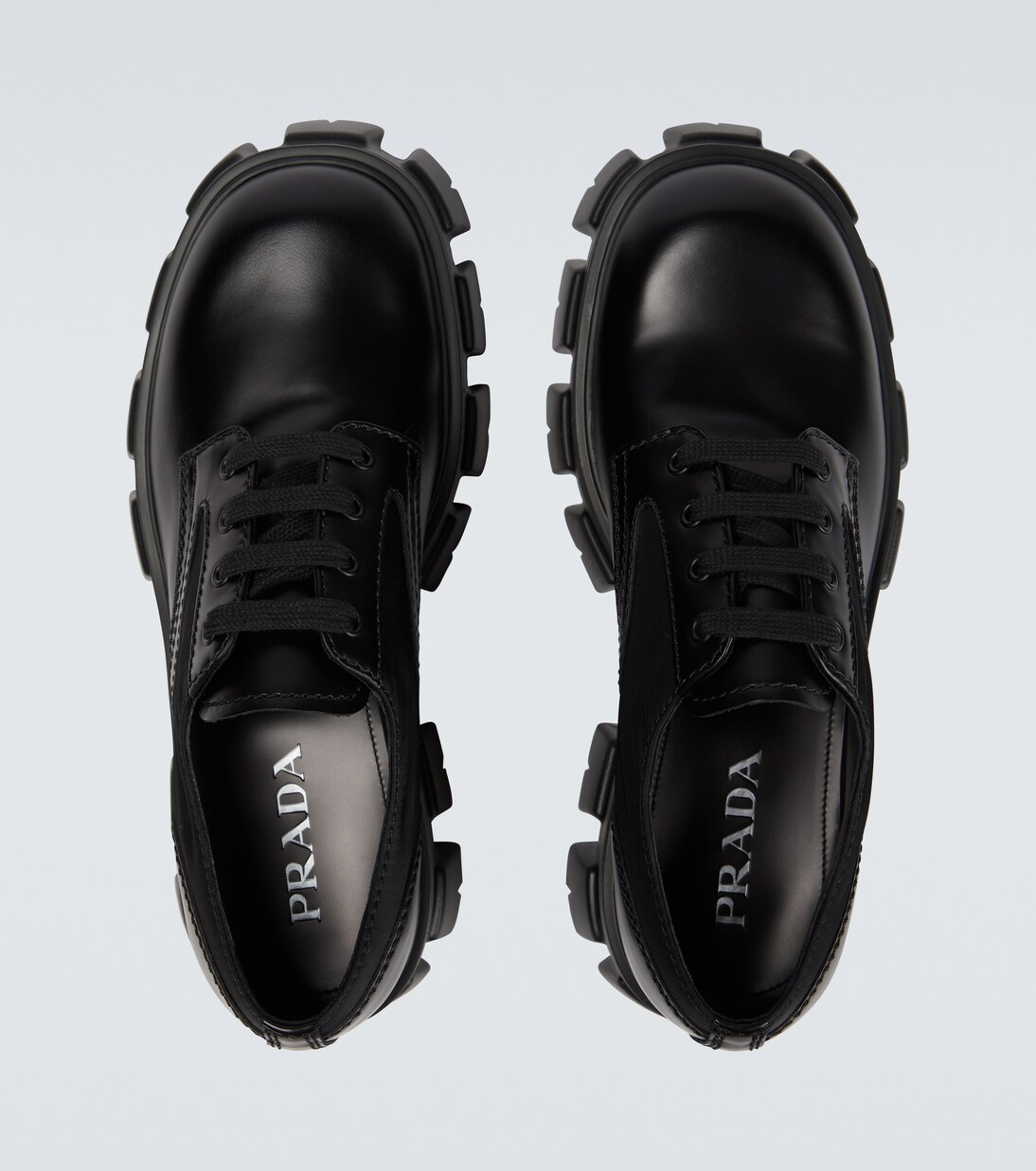 Schnürschuhe Monolith aus Leder | Prada