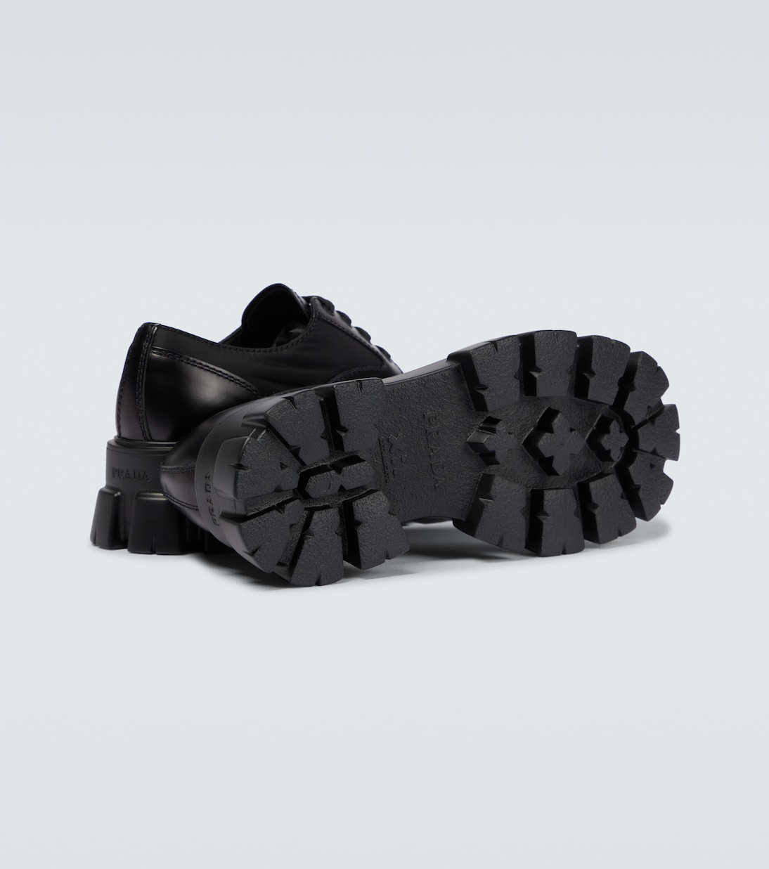 Schnürschuhe Monolith aus Leder | Prada