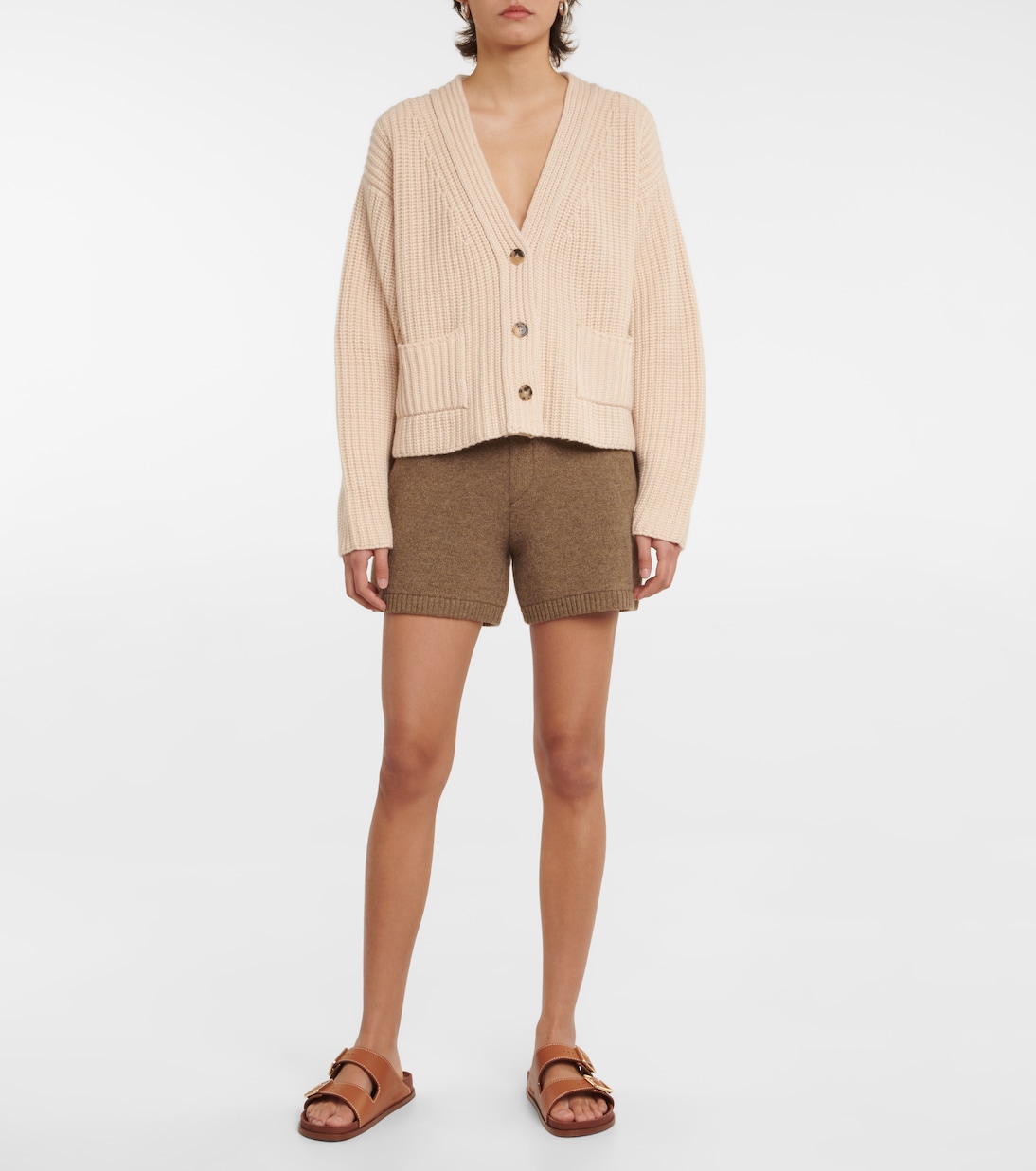 Shorts Kev in misto cashmere | Khaite