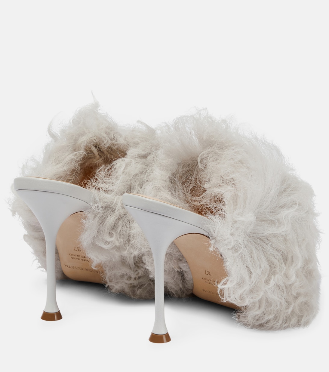 Pantoletten mit Shearling | Magda Butrym