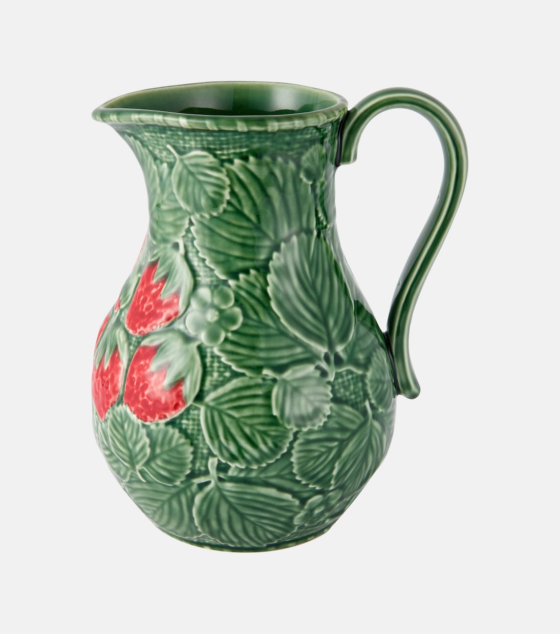 Strawberries earthenware jug | Bordallo Pinheiro