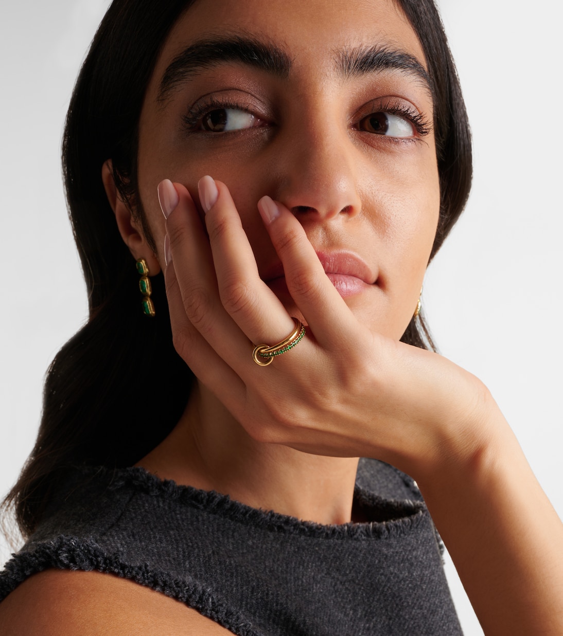 Bague Marigold en or 18 ct et émeraudes | Spinelli Kilcollin