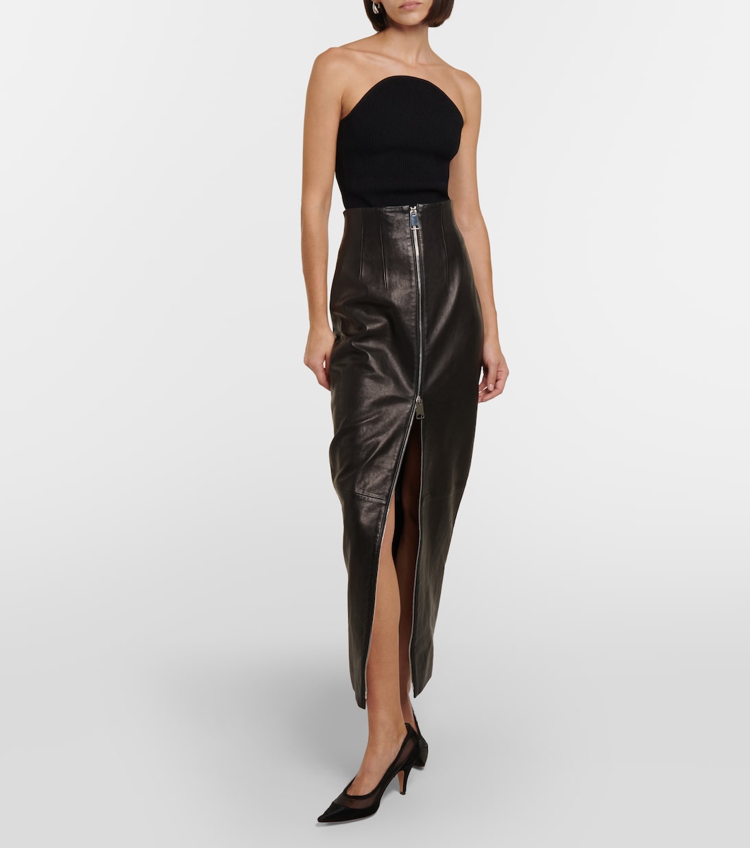 Jericho rib-knit bustier | Khaite
