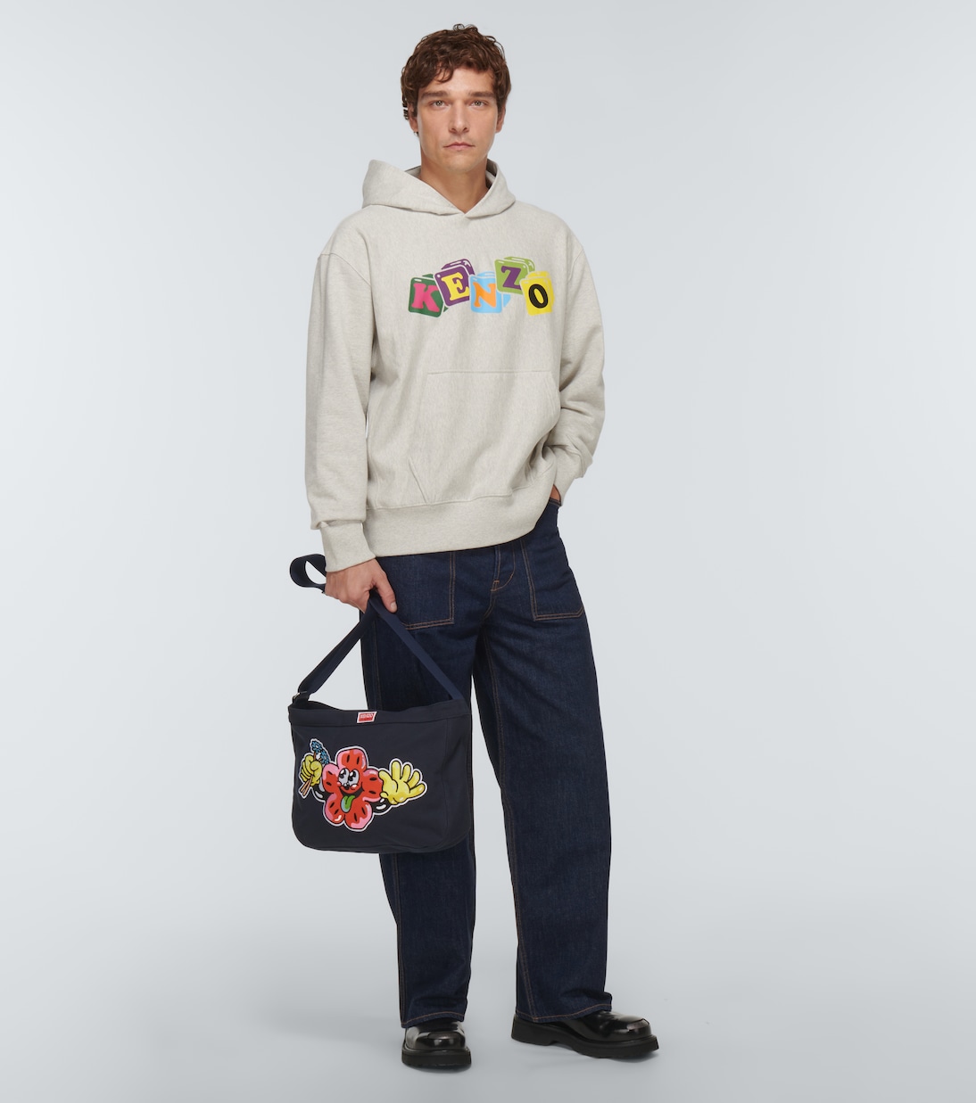 Felpa in jersey di cotone con cappuccio | Kenzo