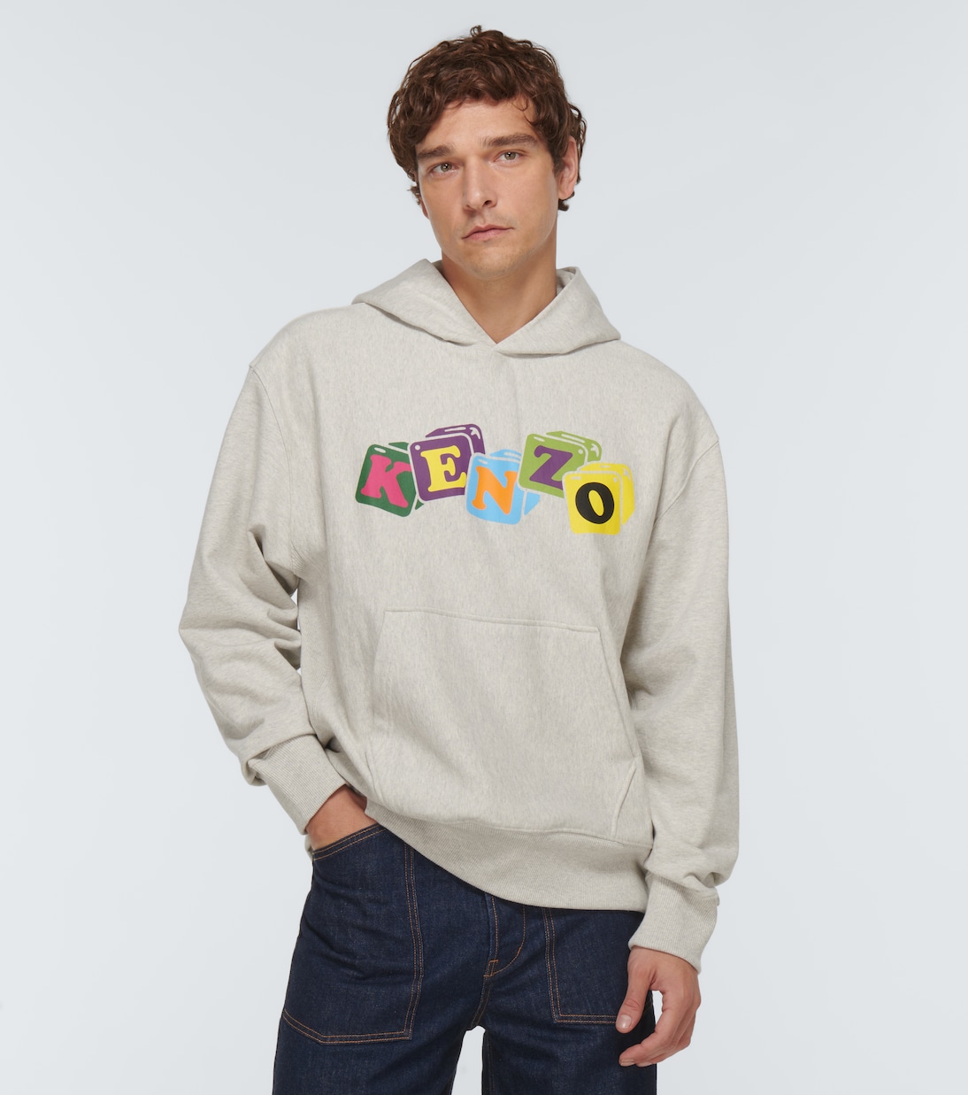 Felpa in jersey di cotone con cappuccio | Kenzo