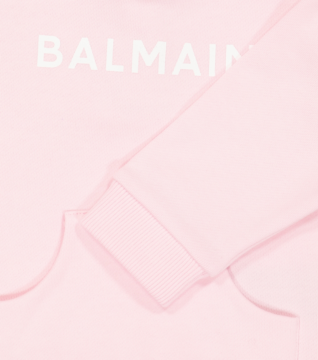 Bebé - sudadera de algodón con logo | Balmain Kids