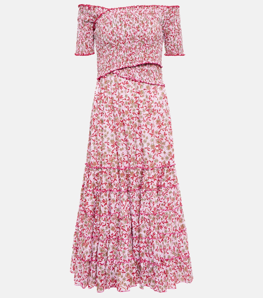 Soledad floral midi dress | Poupette St Barth