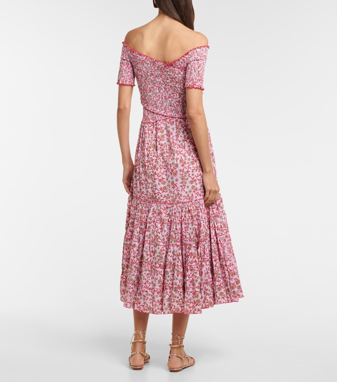 Soledad floral midi dress | Poupette St Barth