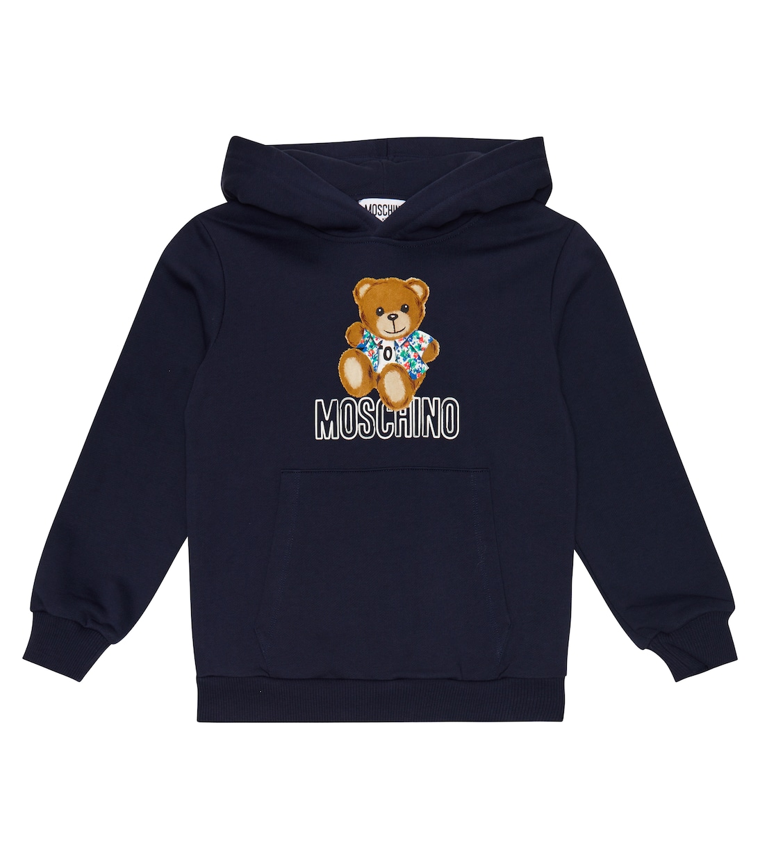 Printed cotton hoodie | Moschino Kids