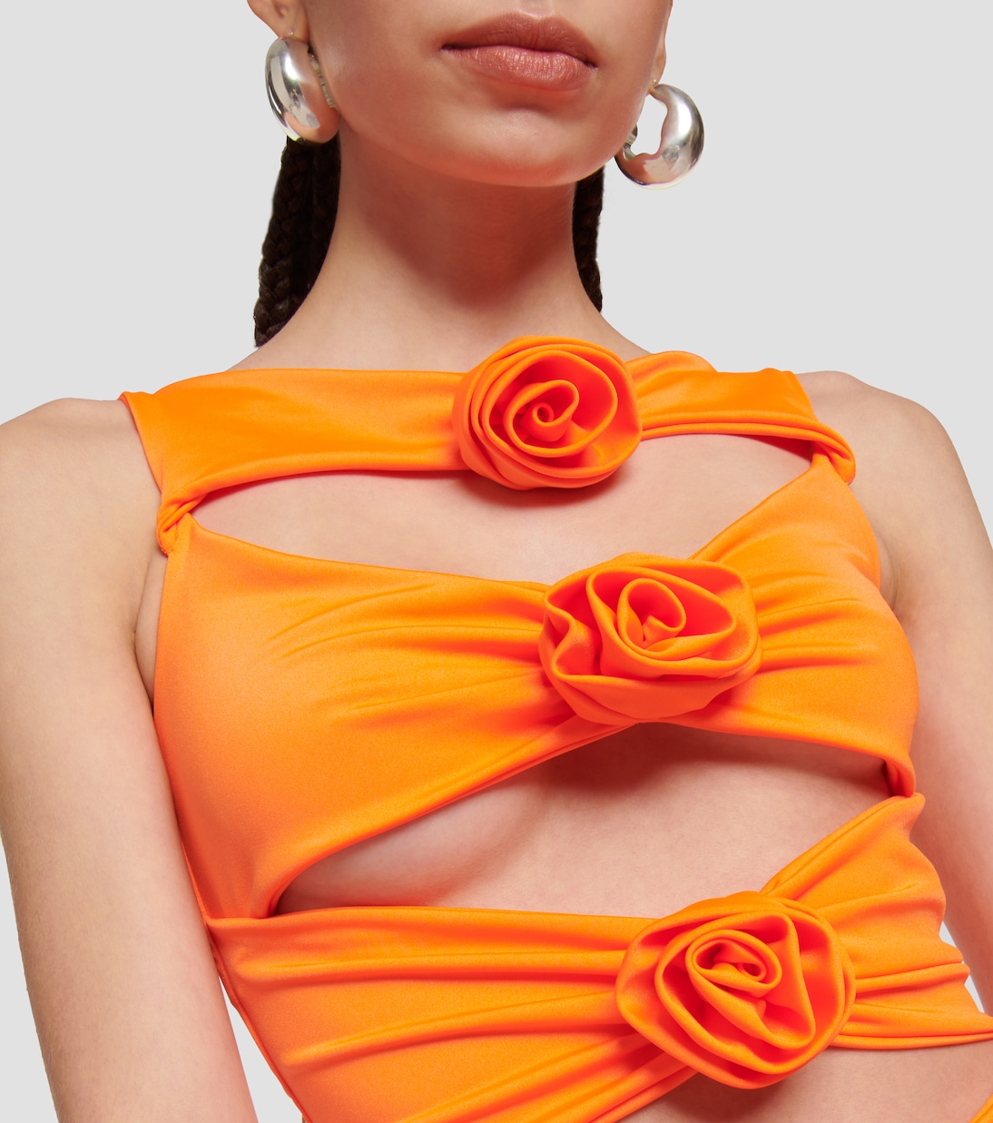 Corsage cutout crêpe minidress | Giuseppe di Morabito