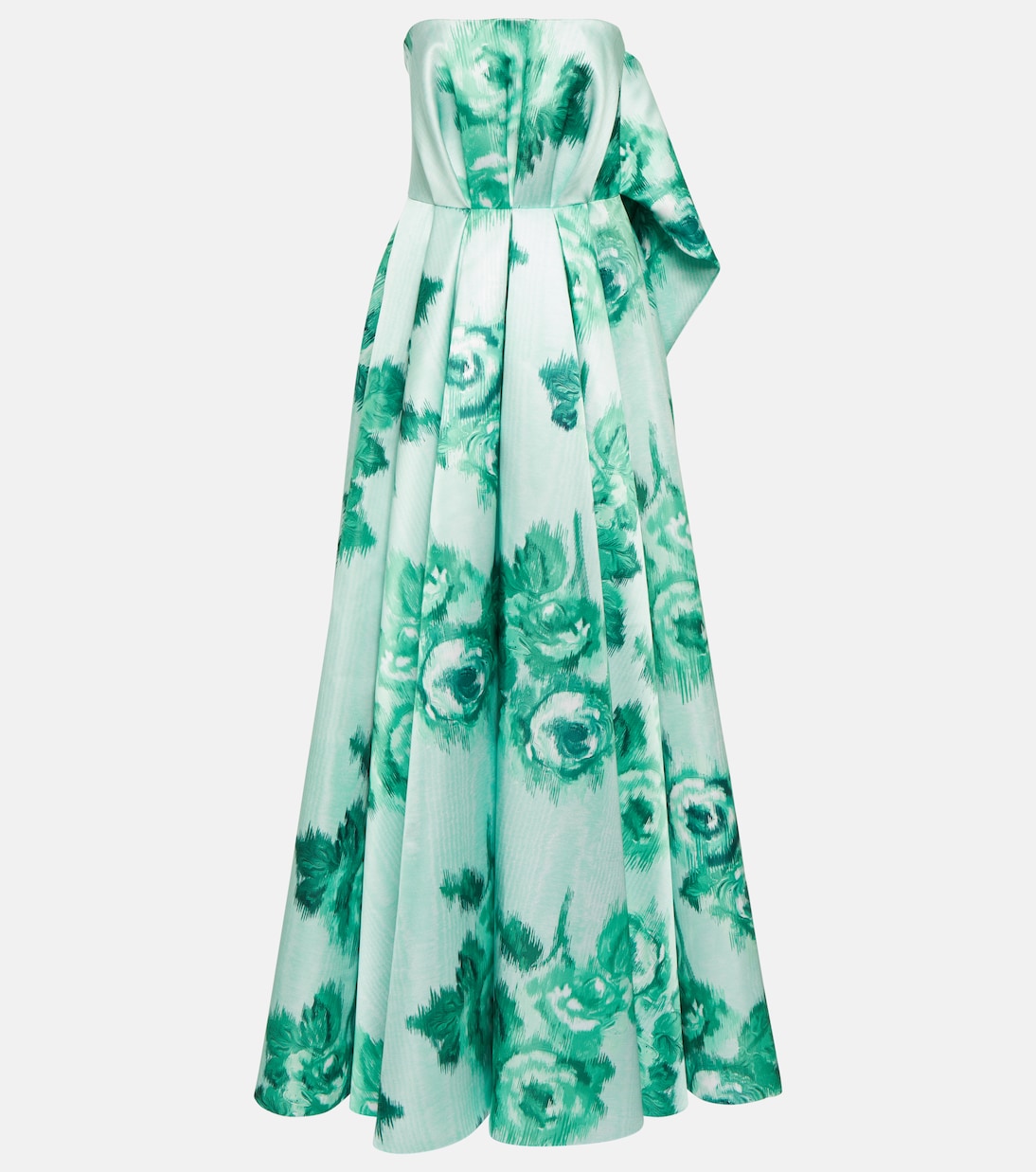 Merope strapless floral gown | Emilia Wickstead