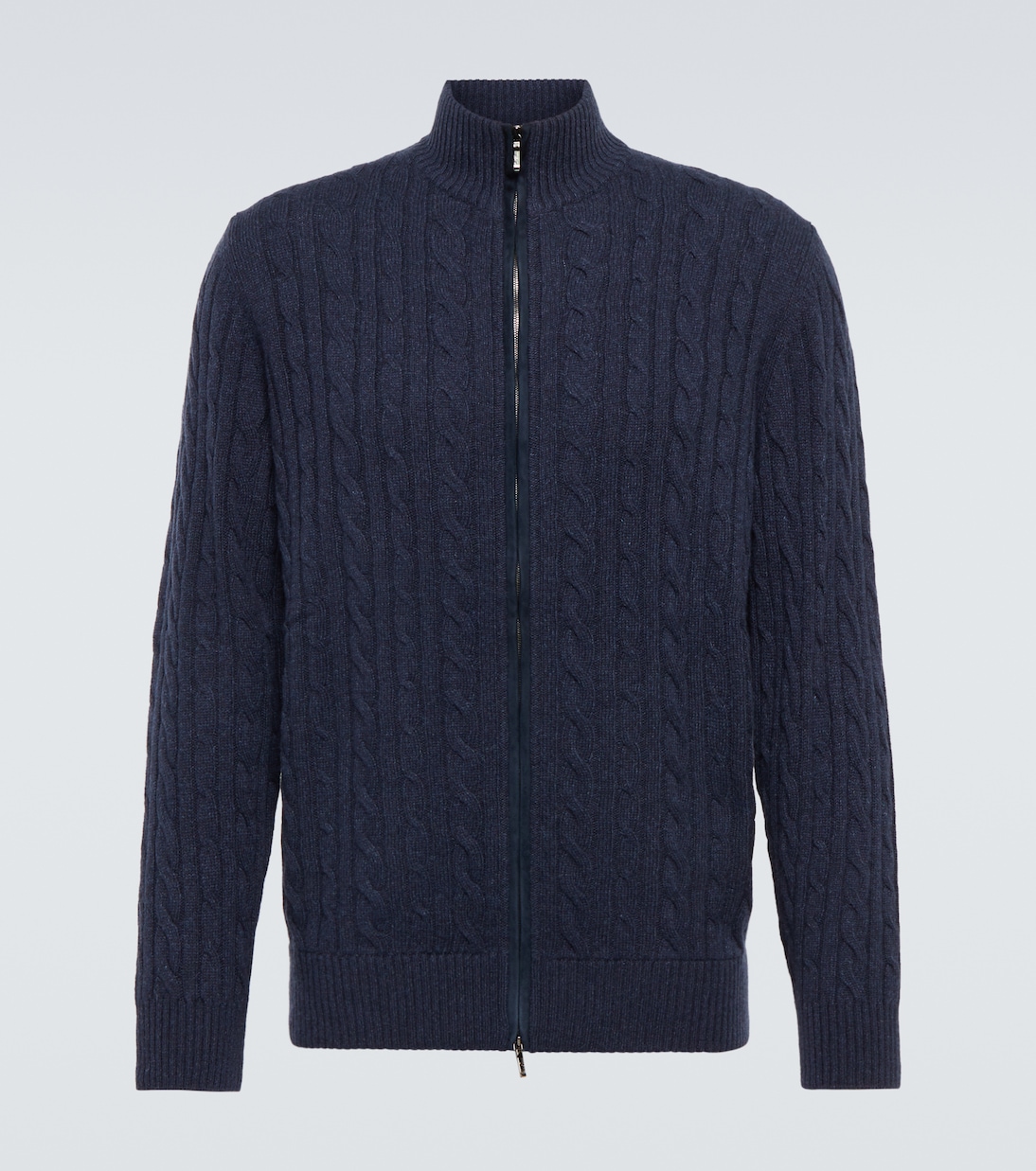 Cable-knit cashmere cardigan | Loro Piana