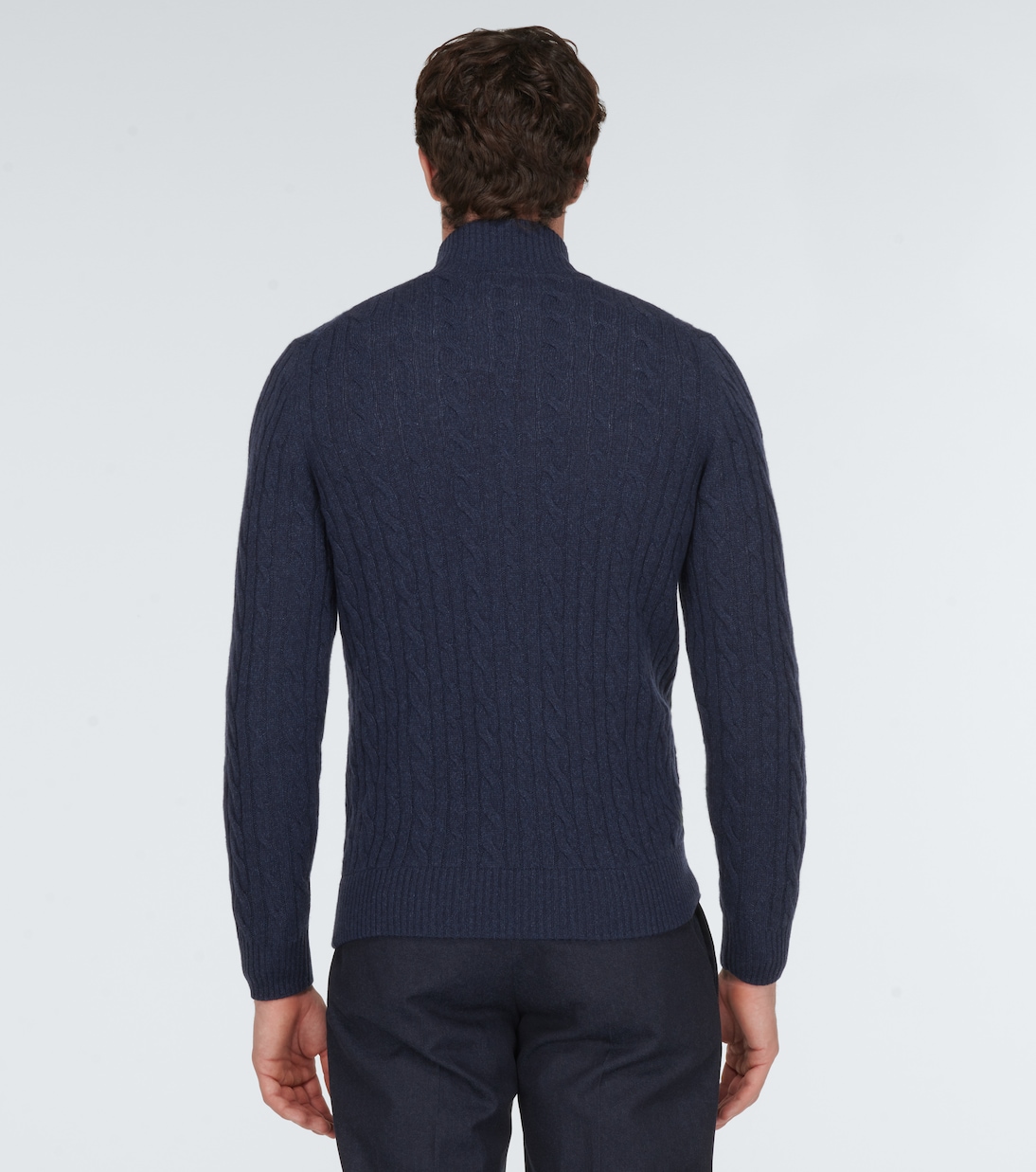 Cable-knit cashmere cardigan | Loro Piana
