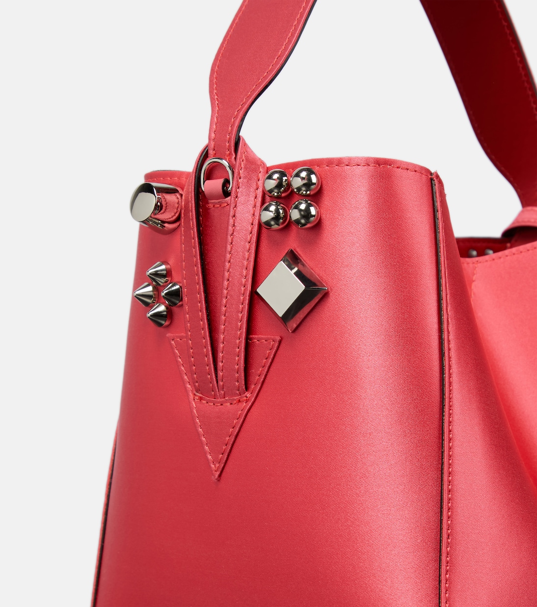 Secchiello Cabachic Mini in raso | Christian Louboutin