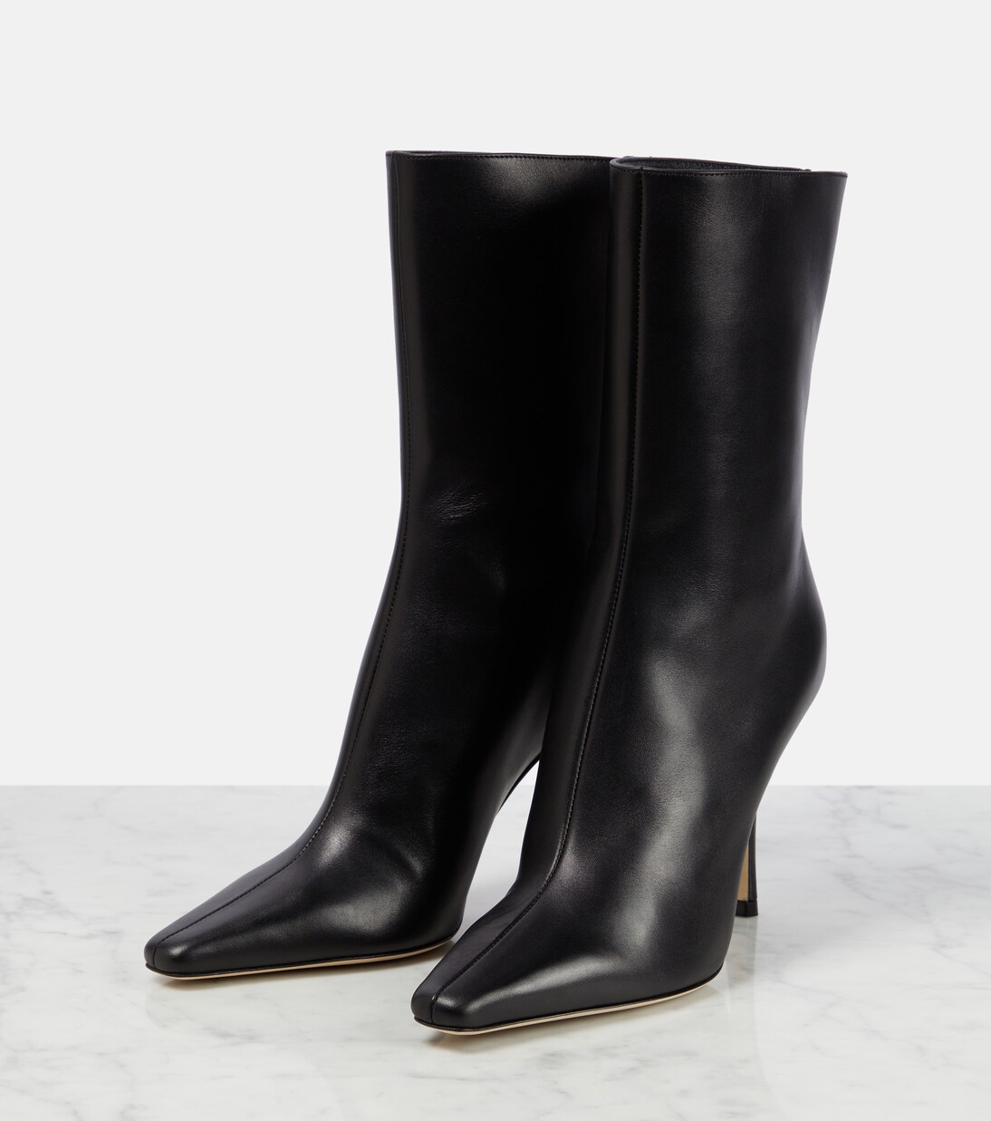 Ankle Boots Agathe 100 aus Leder | Jimmy Choo