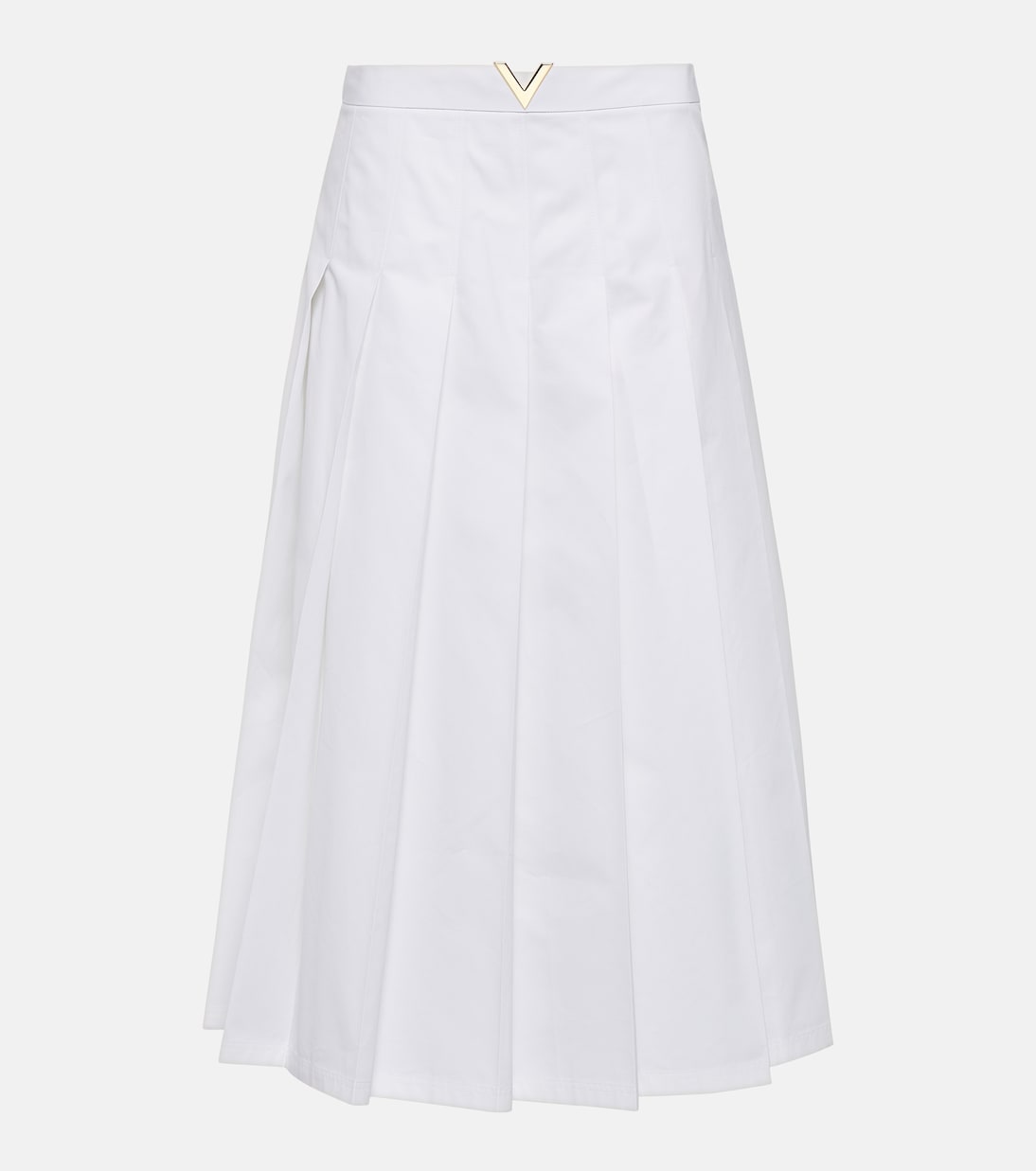 Falda midi de algodón | Valentino