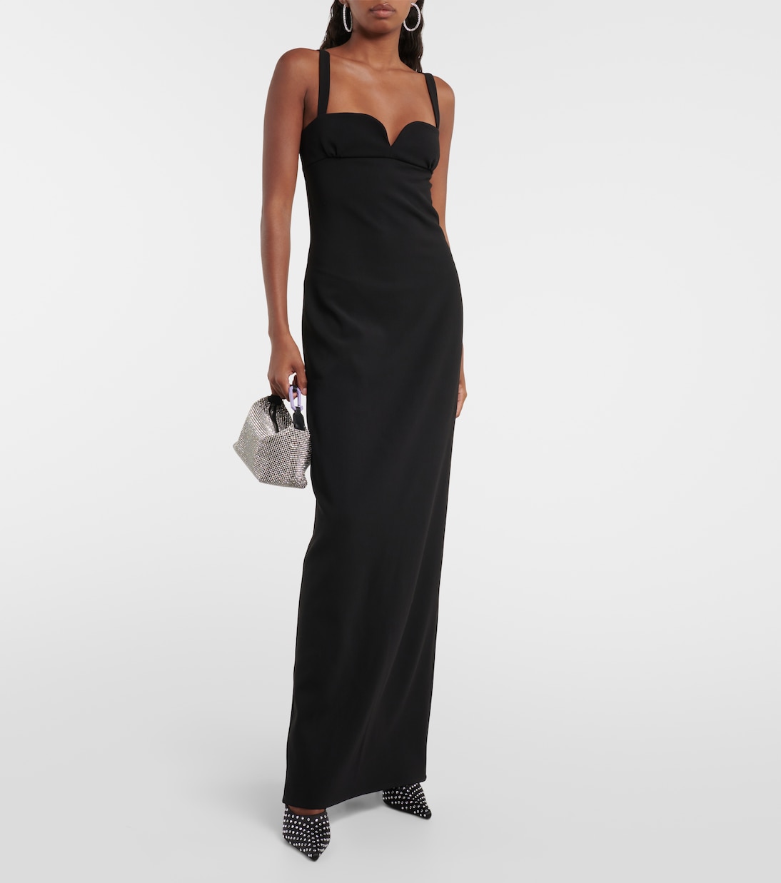Robe longue en laine mélangée | Magda Butrym