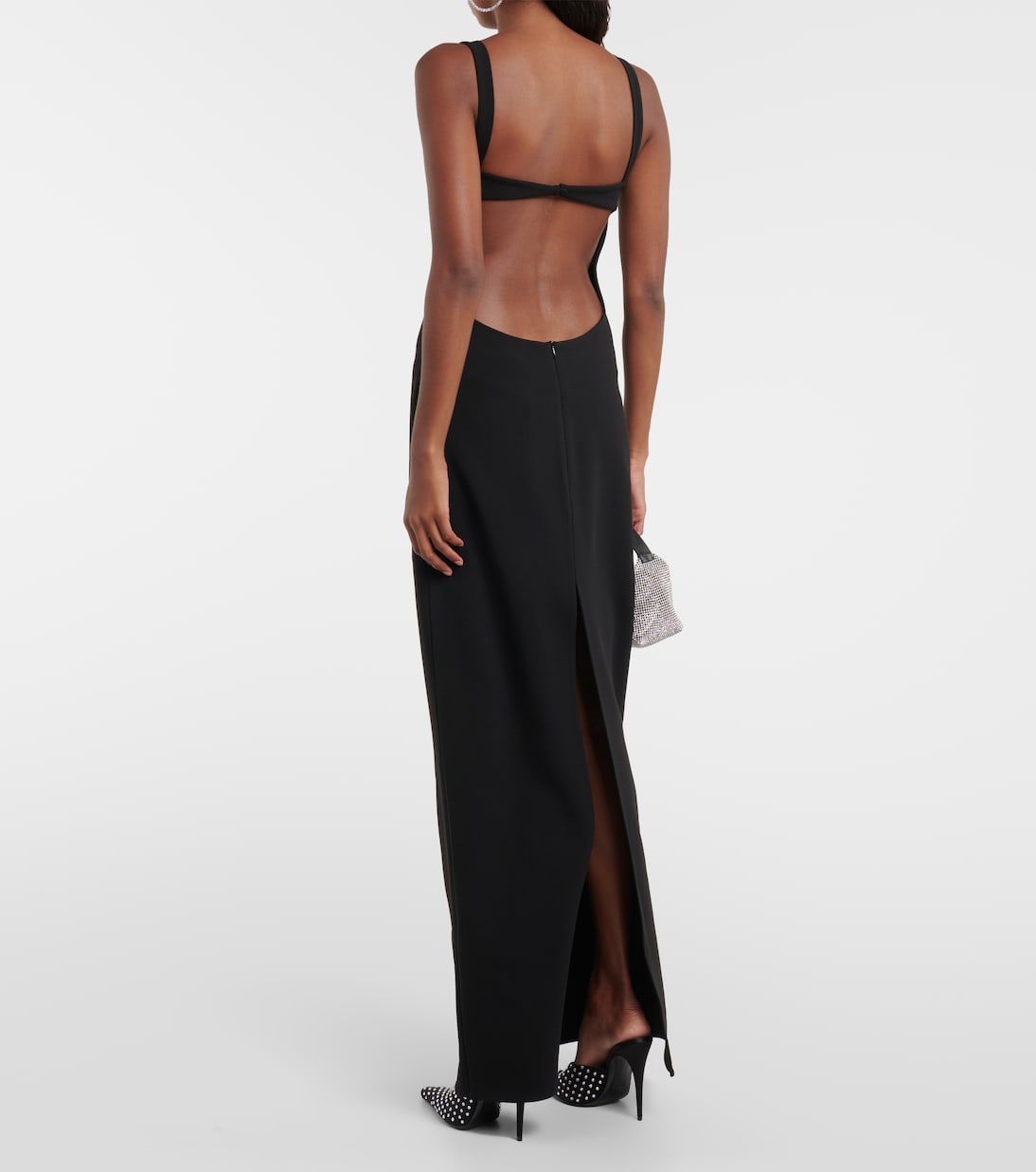 Robe longue en laine mélangée | Magda Butrym