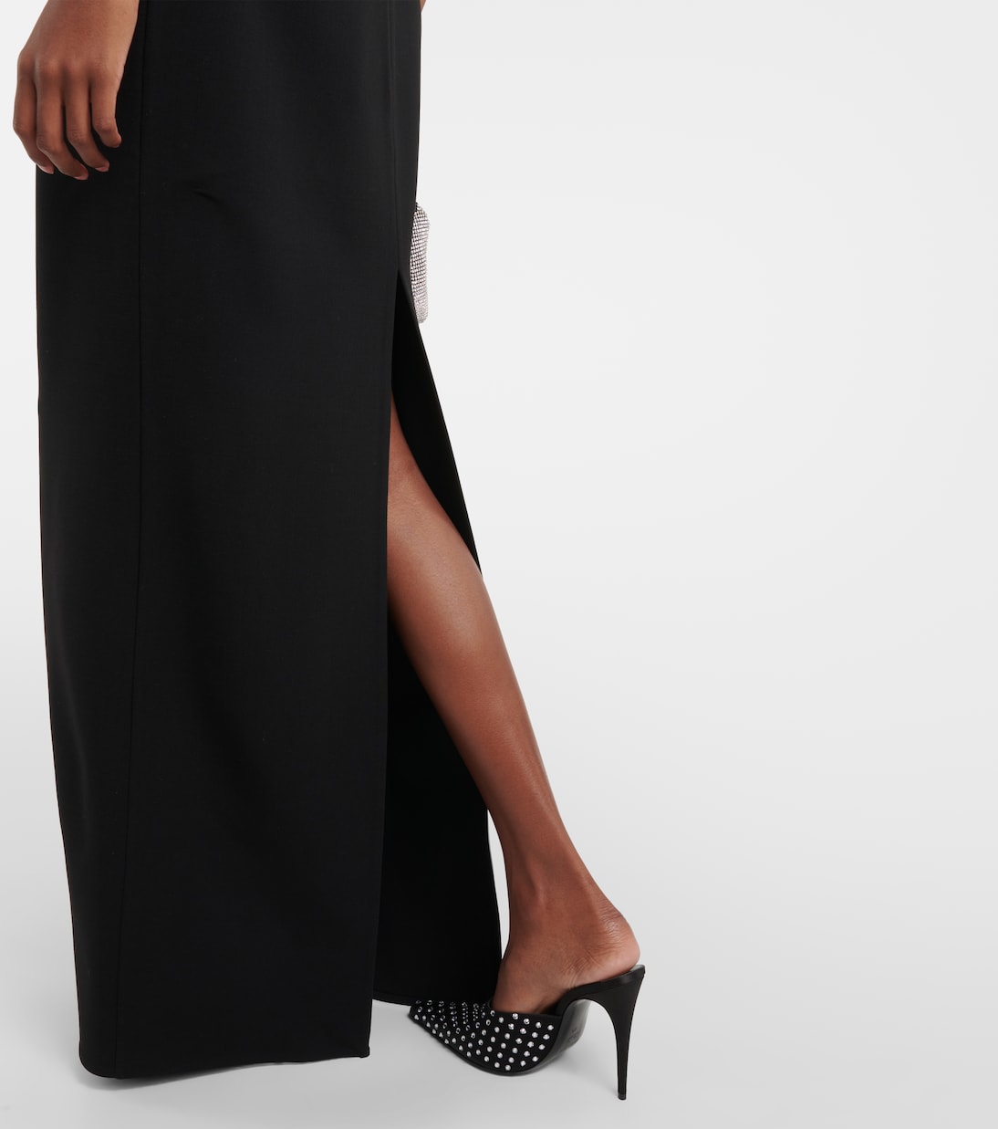 Robe longue en laine mélangée | Magda Butrym